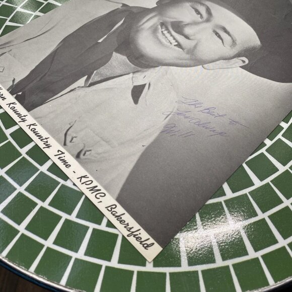 Vintage Signed Will Ray Country Radio Photo KPMC Bakersfield - Picture 5 of 10